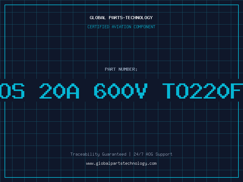 Aviation Part N-CH PWR-MOS 20A 600V TO220FP RoHSconf