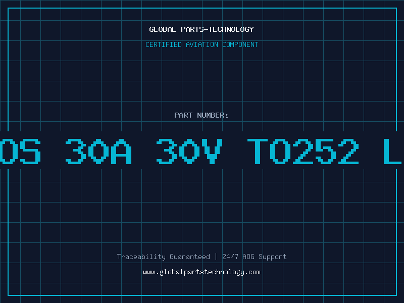 Aviation Part N-CH PWR-MOS 30A 30V TO252 LL RoHSconf