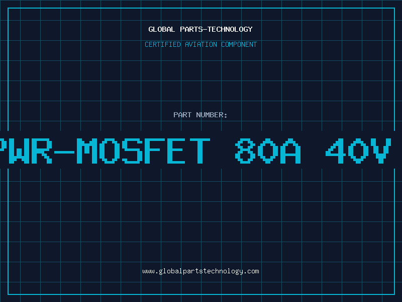 Aviation Part N-CH PWR-MOSFET 80A 40V TO252