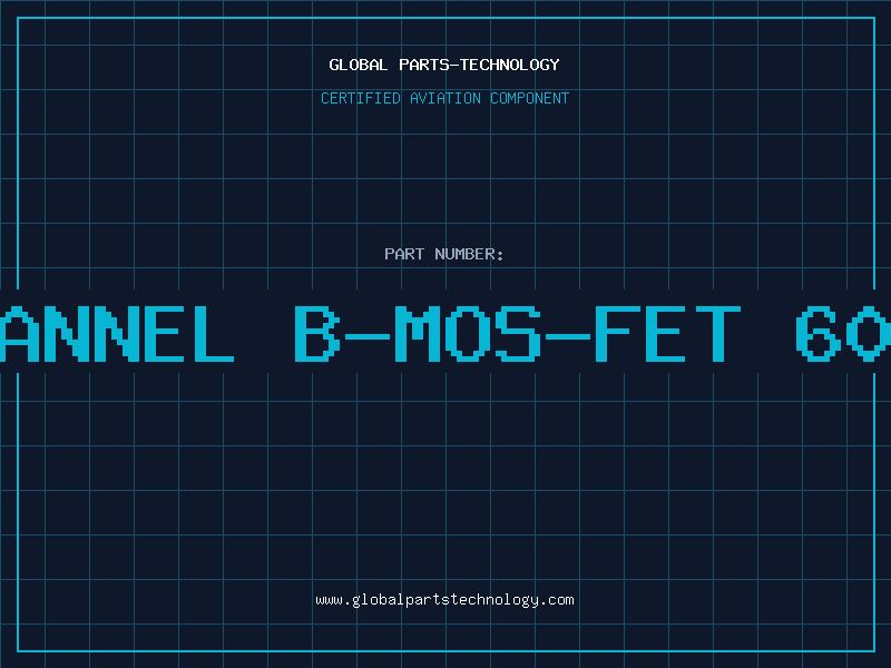 Aviation Part N-CHANNEL B-MOS-FET 600V 2