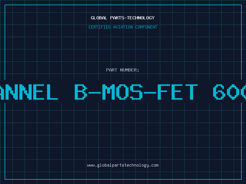 Aviation Part N-CHANNEL B-MOS-FET 600V 4A