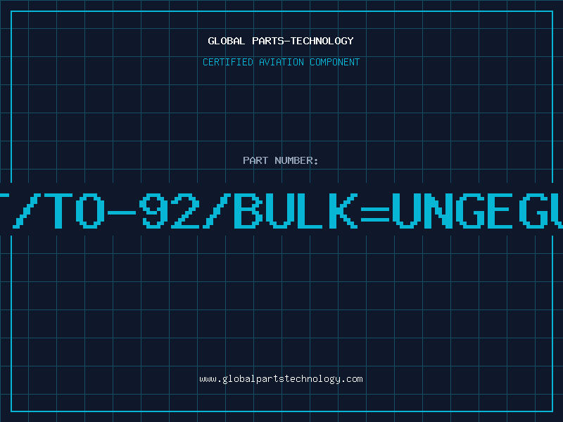 Aviation Part N-FET/TO-92/BULK=UNGEGURTET