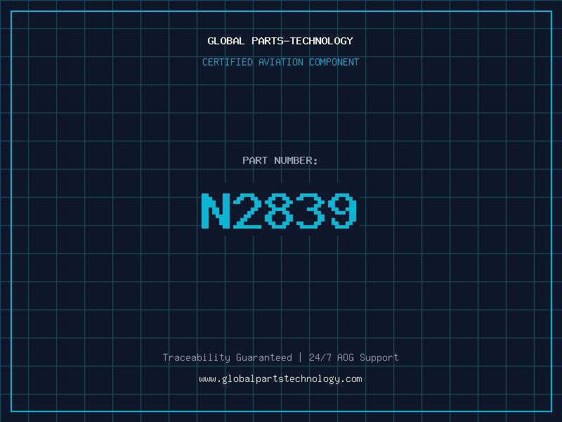 Aviation Part N2839