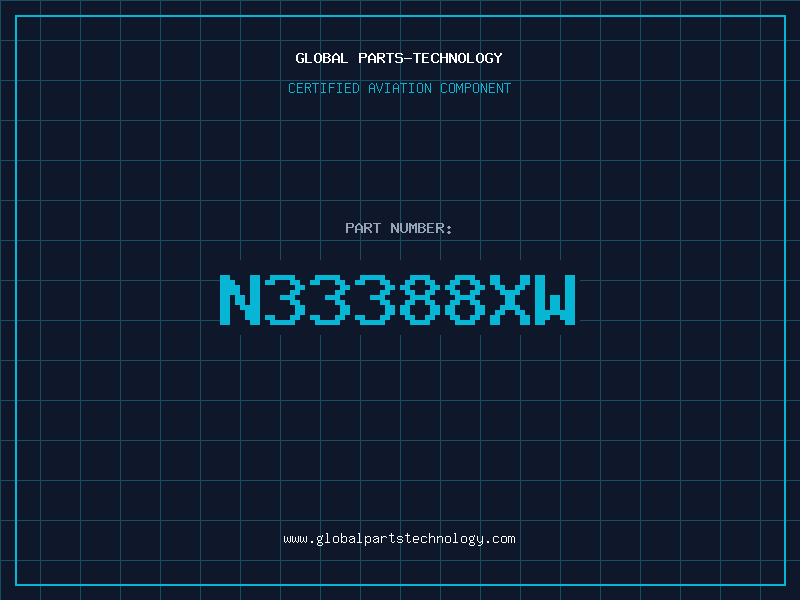 Aviation Part N33388XW