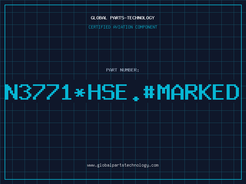 Aviation Part N3771*HSE.#MARKED
