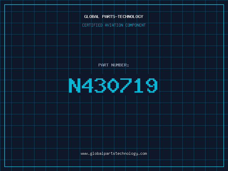 Aviation Part N430719