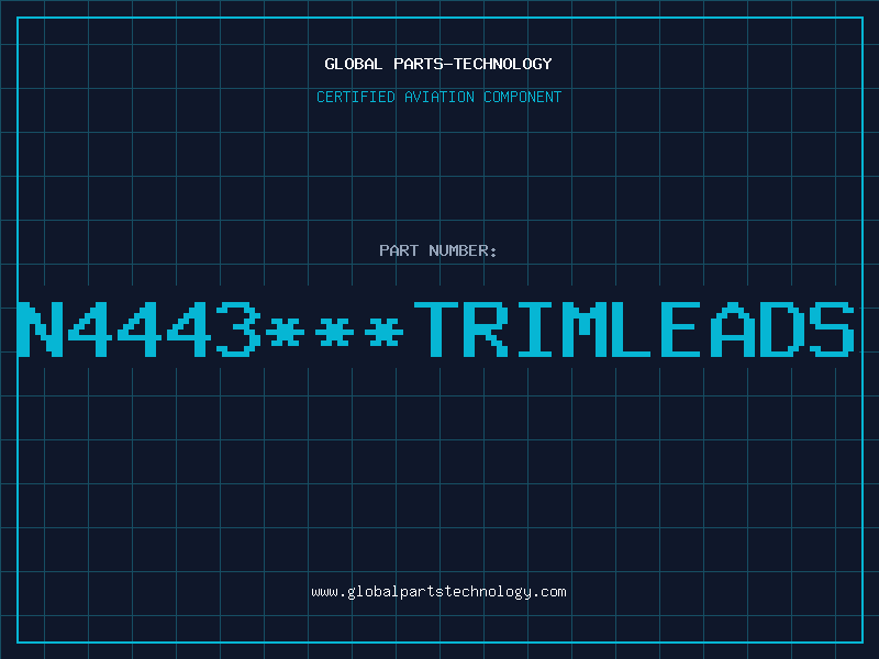 Aviation Part N4443***TRIMLEADS