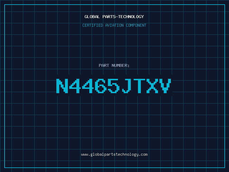 Aviation Part N4465JTXV