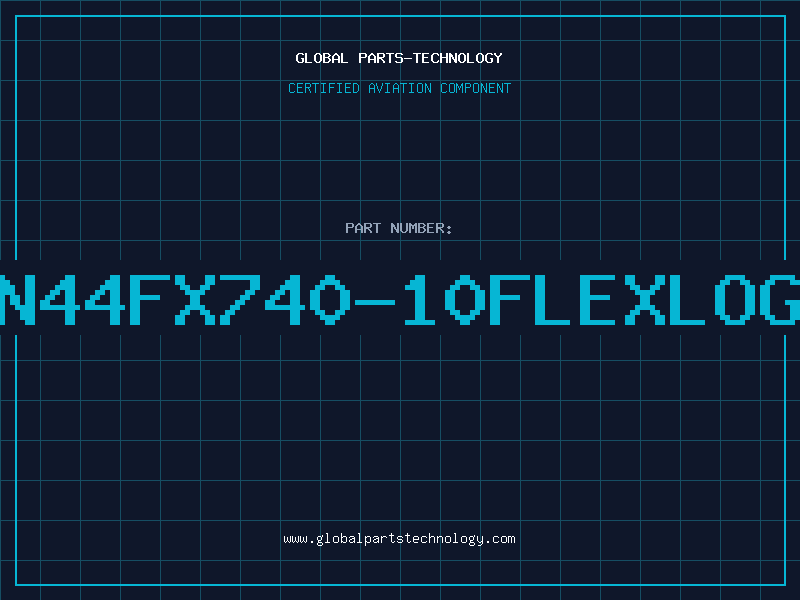 Aviation Part N44FX740-10FLEXLOG