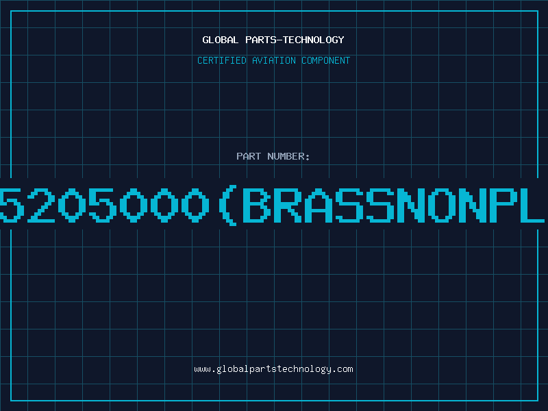Aviation Part NA5205000(BRASSNONPLTD