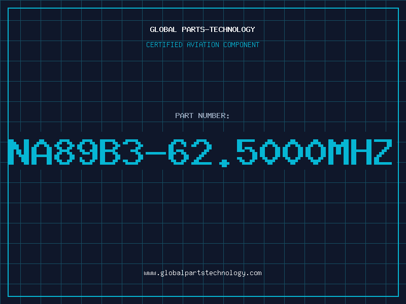 Aviation Part NA89B3-62.5000MHZ