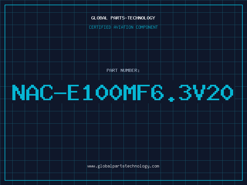 Aviation Part NAC-E100MF6.3V20
