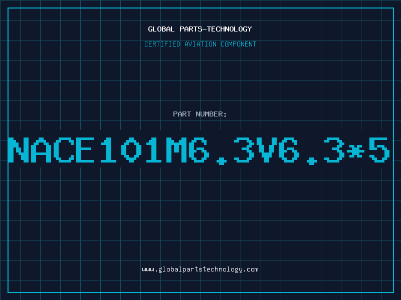 Aviation Part NACE101M6.3V6.3*5