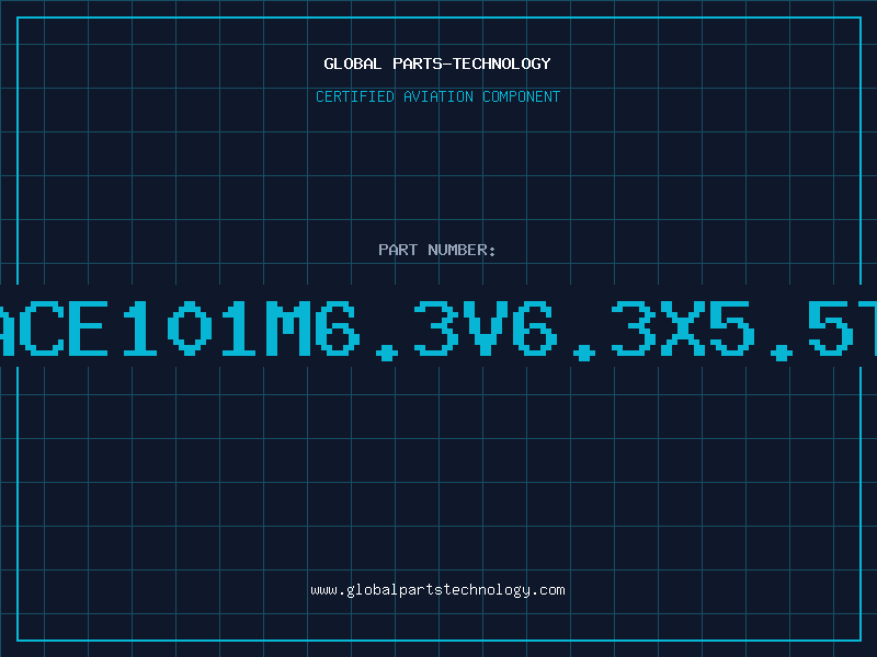 Aviation Part NACE101M6.3V6.3X5.5TR