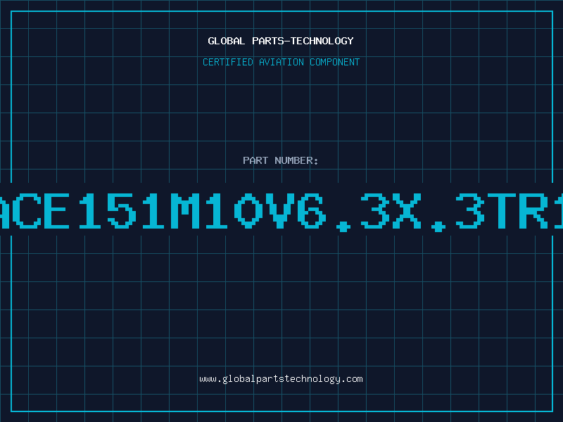 Aviation Part NACE151M10V6.3X.3TR13