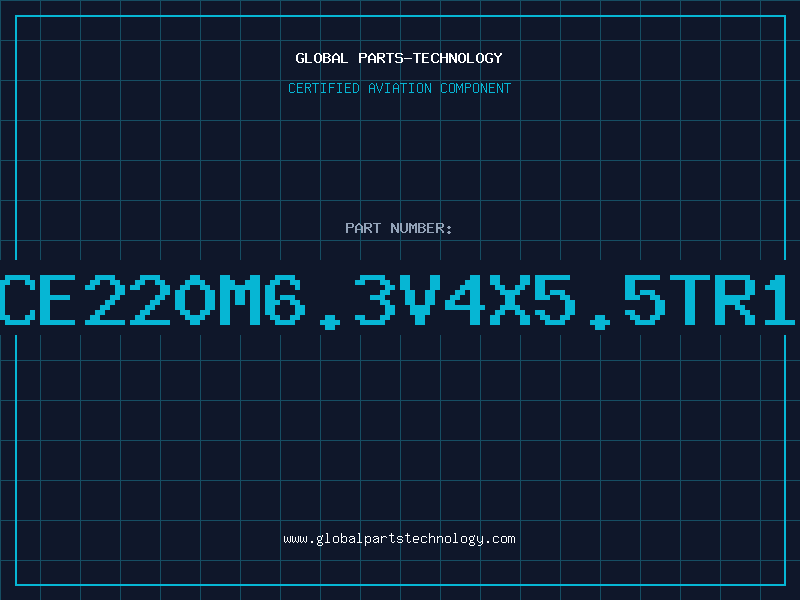 Aviation Part NACE220M6.3V4X5.5TR130