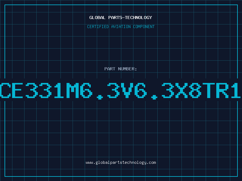 Aviation Part NACE331M6.3V6.3X8TR130