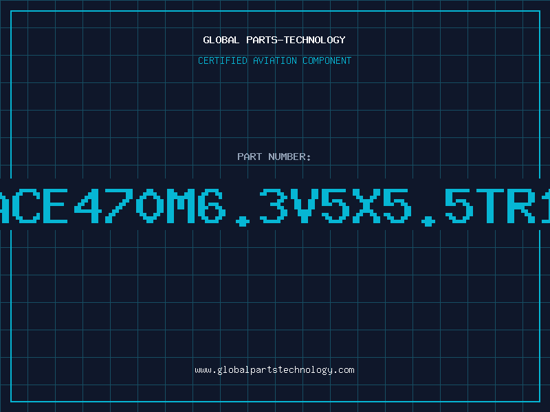 Aviation Part NACE470M6.3V5X5.5TR13