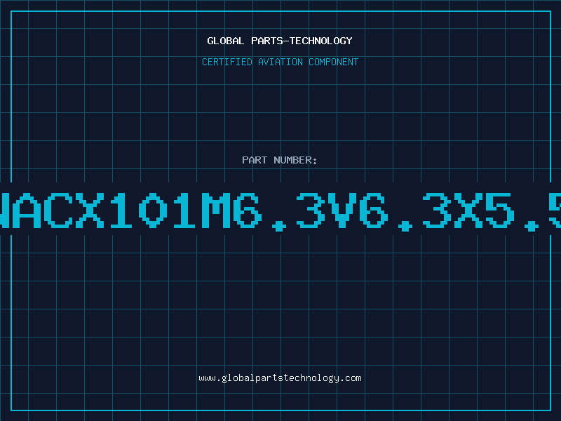 Aviation Part NACX101M6.3V6.3X5.5