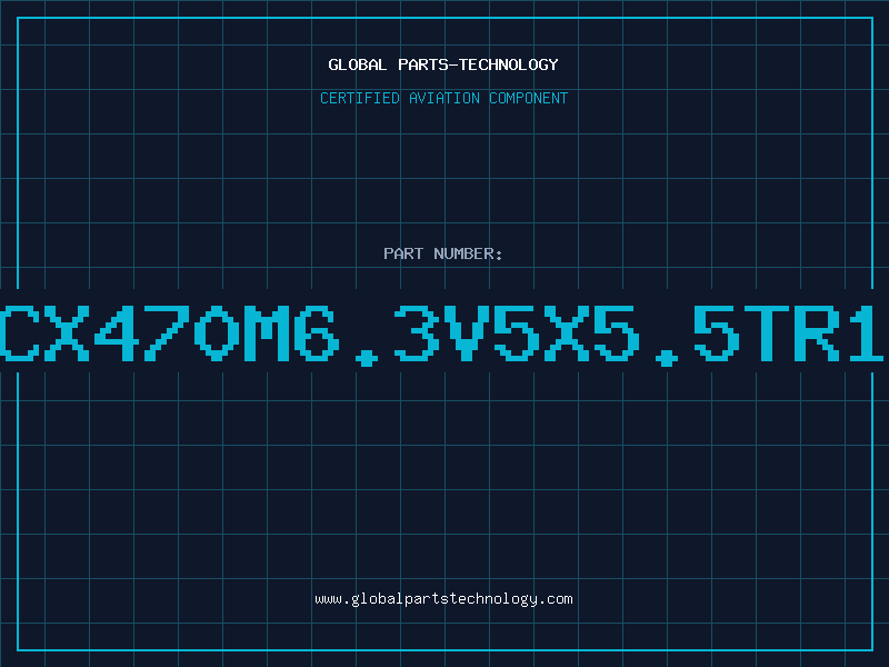 Aviation Part NACX470M6.3V5X5.5TR13F