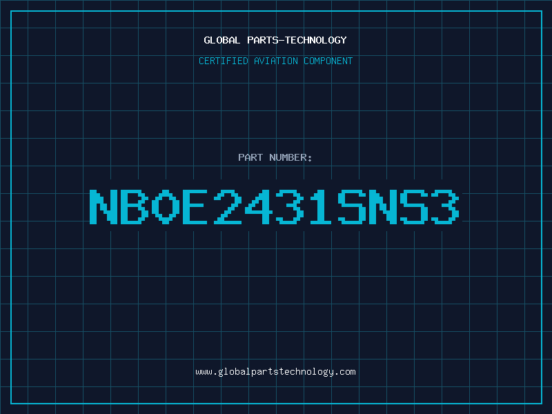 Aviation Part NB0E2431SNS3