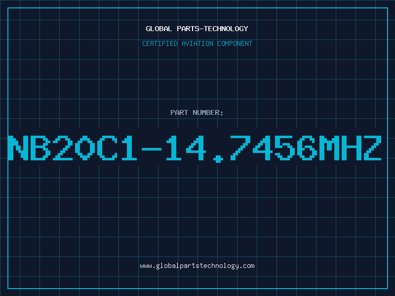 Aviation Part NB20C1-14.7456MHZ