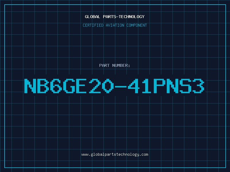 Aviation Part NB6GE20-41PNS3