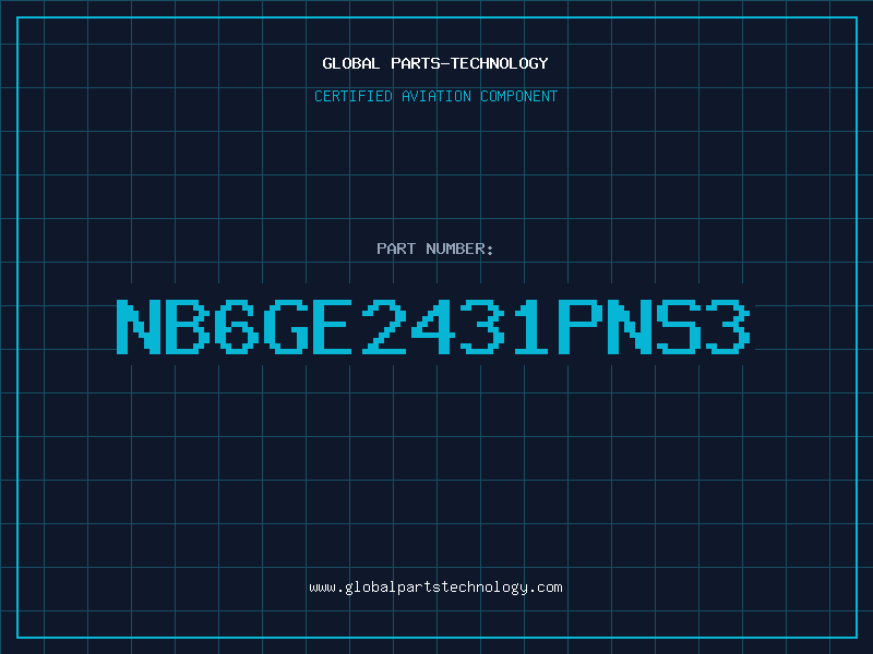 Aviation Part NB6GE2431PNS3