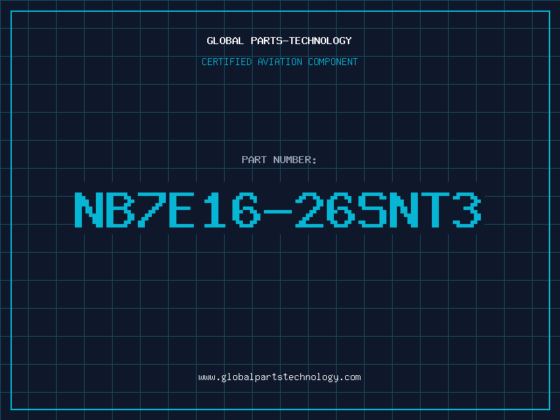 Aviation Part NB7E16-26SNT3