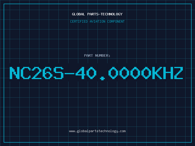 Aviation Part NC26S-40.0000KHZ