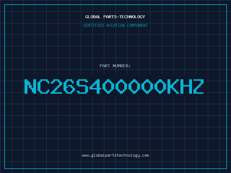 Aviation Part NC26S400000KHZ