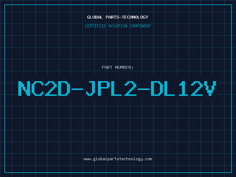 Aviation Part NC2D-JPL2-DL12V