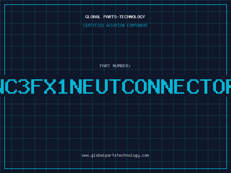 Aviation Part NC3FX1NEUTCONNECTOR