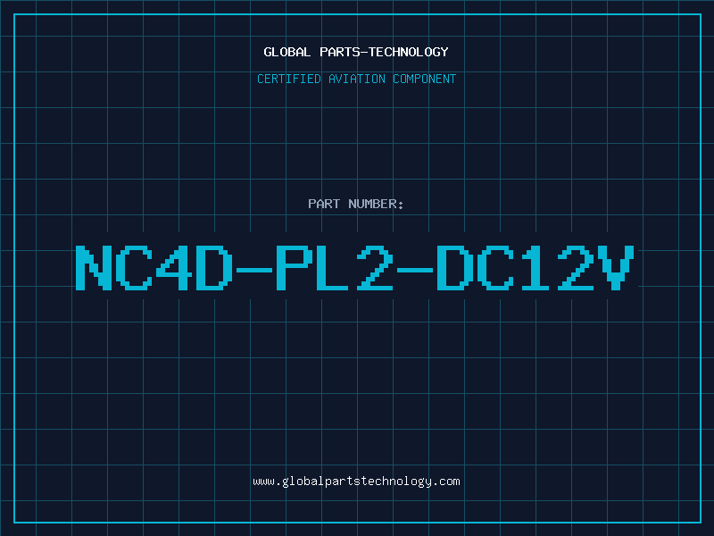 Aviation Part NC4D-PL2-DC12V