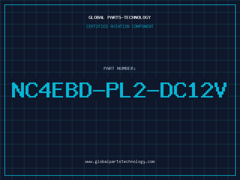 Aviation Part NC4EBD-PL2-DC12V