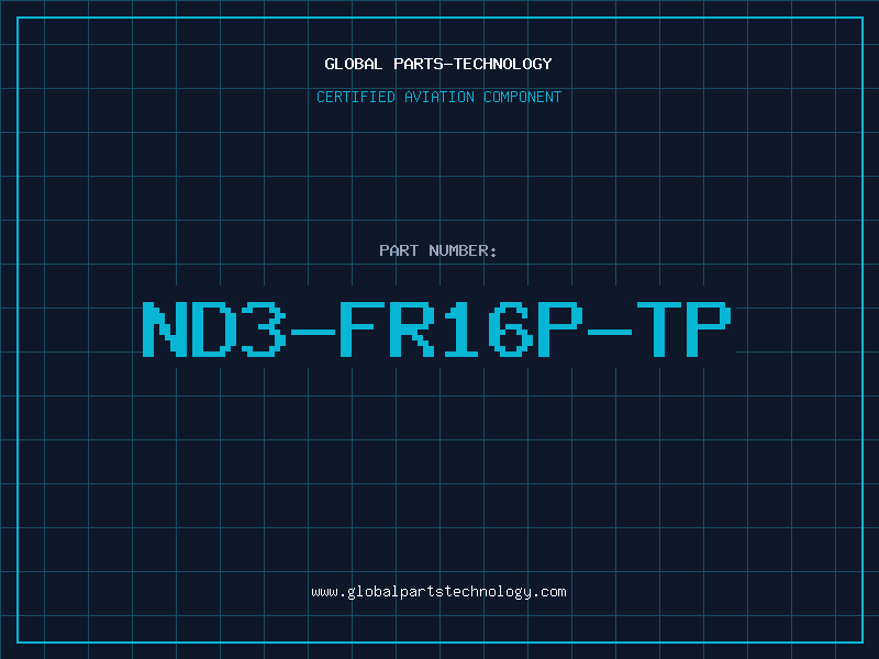 Aviation Part ND3-FR16P-TP
