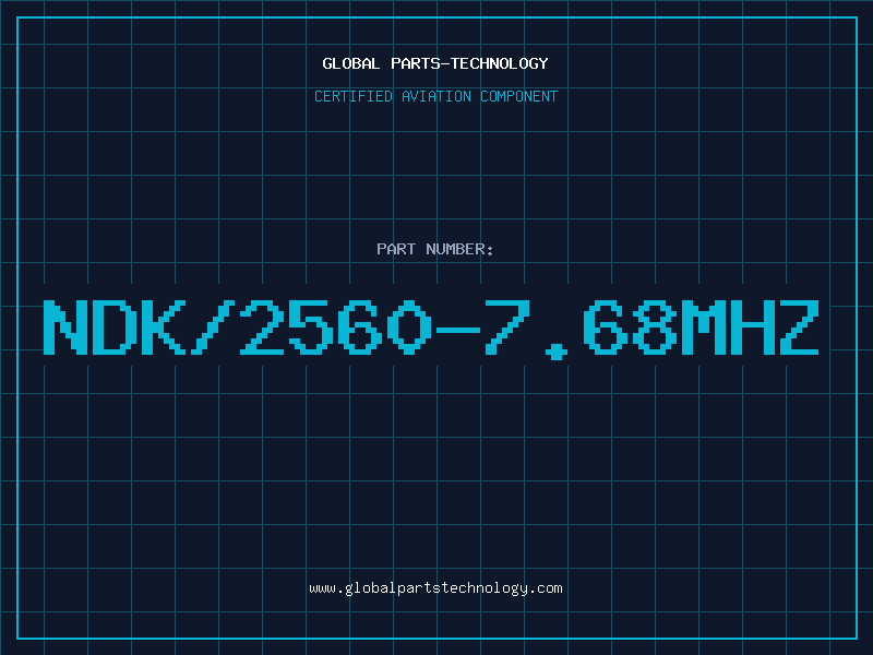 Aviation Part NDK/2560-7.68MHZ