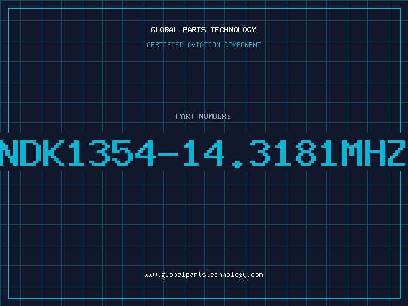Aviation Part NDK1354-14.3181MHZ