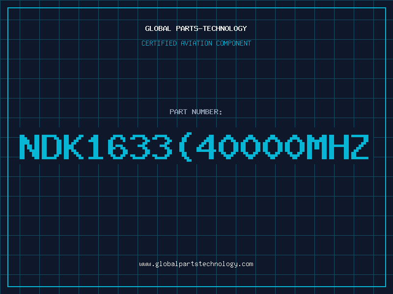 Aviation Part NDK163340000MHZ