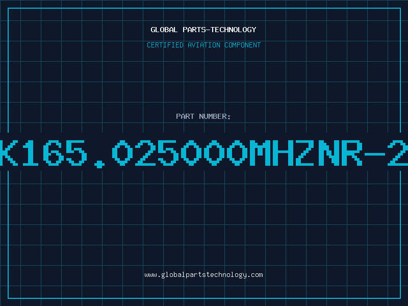 Aviation Part NDK165.025000MHZNR-2D3
