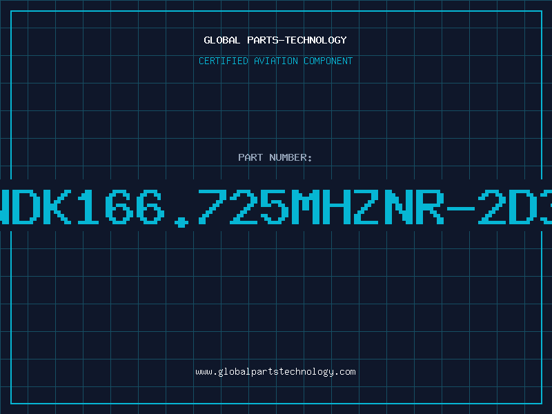 Aviation Part NDK166.725MHZNR-2D3