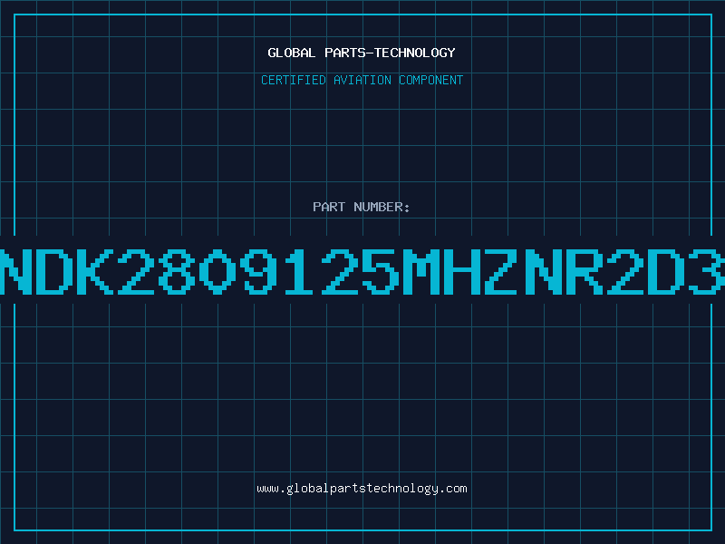 Aviation Part NDK2809125MHZNR2D3
