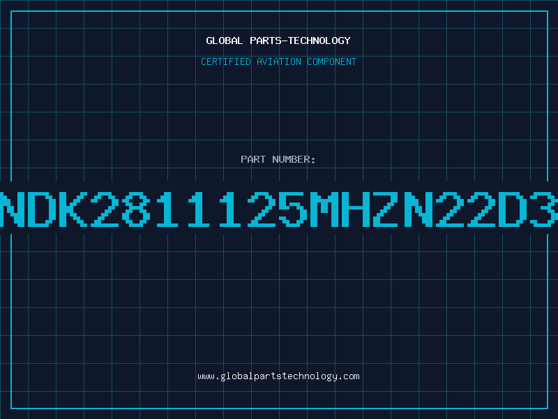 Aviation Part NDK2811125MHZN22D3
