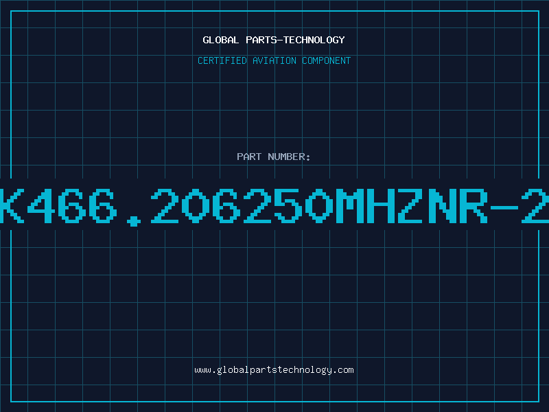 Aviation Part NDK466.206250MHZNR-2C3