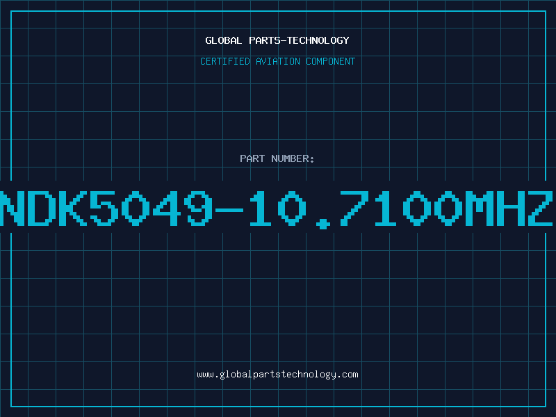 Aviation Part NDK5049-10.7100MHZ
