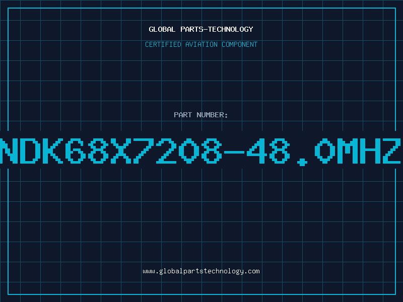 Aviation Part NDK68X7208-48.0MHZ