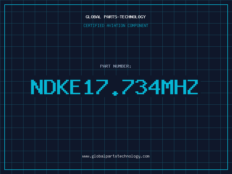 Aviation Part NDKE17.734MHZ