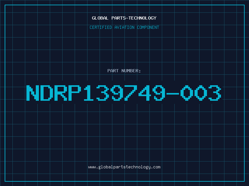 Aviation Part NDRP139749-003