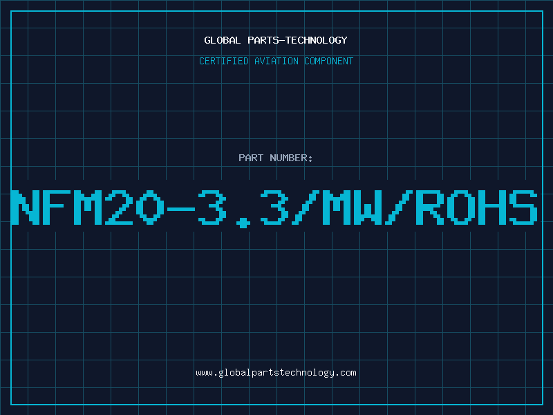 Aviation Part NFM20-3.3/MW/ROHS