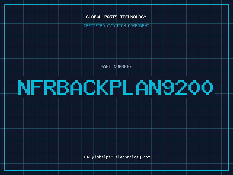 Aviation Part NFRBACKPLAN9200